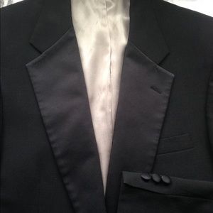 Black tuxedo coat and pants